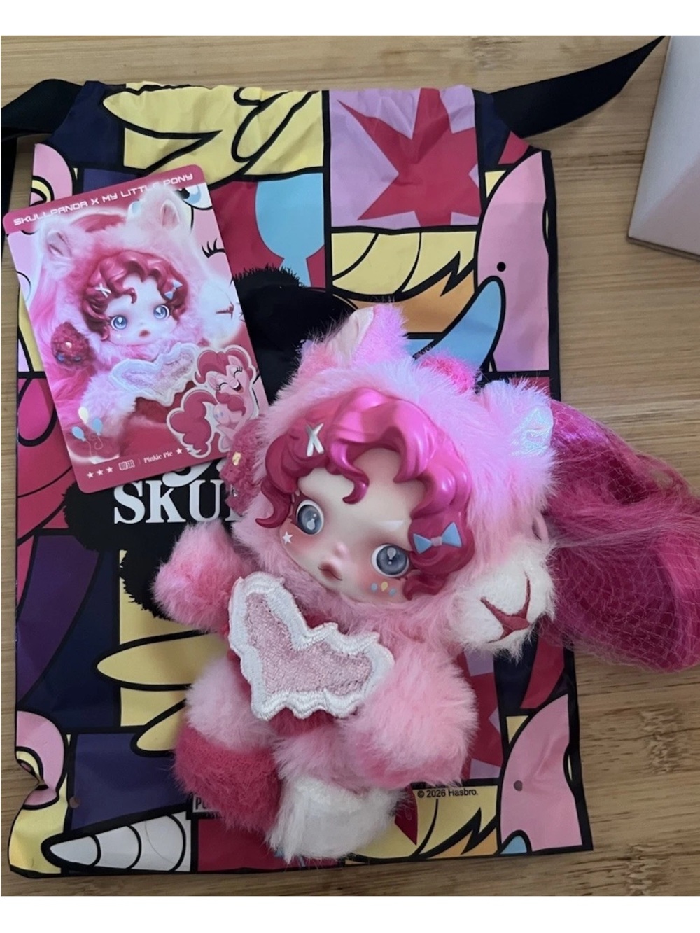 Skullpanda x My Little Pony MLP Pinkie Pie Plush Dangler New Open Box
